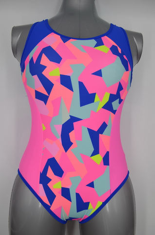 OEM Ladies Electric Pop Pattern Swimsuit (JMC41012)