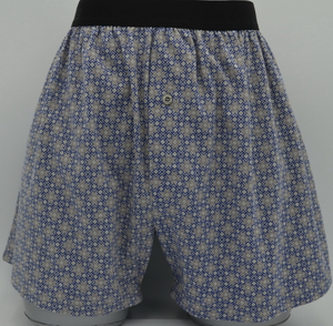 OEM Men's Printed Good Cotton Knit Boxer with Button Fly (JMC11074)