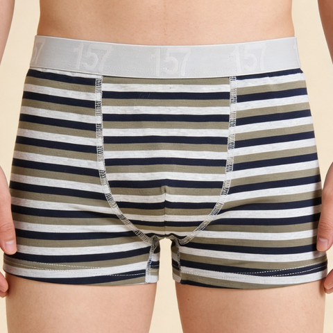 OEM Boys' Multi-Tone Striped Performance Boxer Briefs