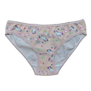 OEM Girl's Soft Combed Cotton Print Brief Collection