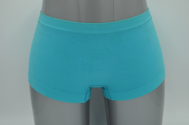 Custom OEM Women Comfortable Seamless Solid Color Lady Boxer (JMC28005)