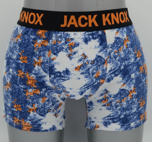 OEM Men's impresso Cotton Stretcher - Blue & Orange Splatter (JMC11046)