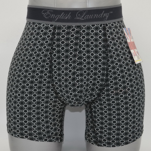 Men's Men's Printed Boxer Brief - Polyamide Elastane Entrain с жаккардовым поясом (JMC11028)