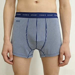 OEM Men's 95% Cotton 5% Elastane Patterned Boxer Briefs