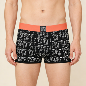 OEM Men's 95% Cotton 5% Custom Print Men's Stretch Cotton Boxer Briefs