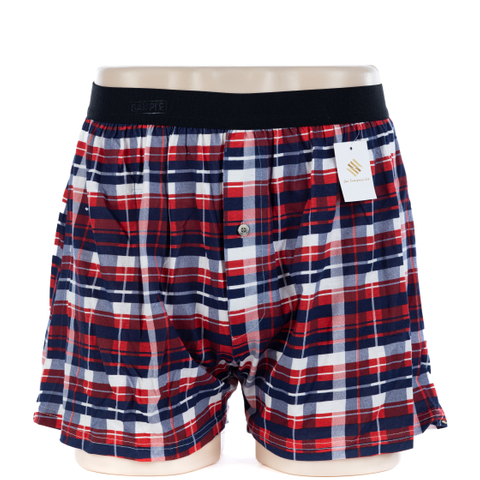 Pohodlný pánský tiskový bavlněný tkaný boxer (JMC11075)