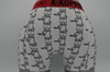 Shorts boxer masculinos OEM con estampado de animales coronado y cintura Jacquard (JMC1109)