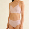 OEM Ribbed Women's Bralette and Panty Set