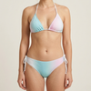 OEM Women's Pastel Gradient Ombre Triangle Bikini Set