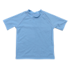 JMC4207 OEM Sky Blue Kids Short Sleeve Rash Guard