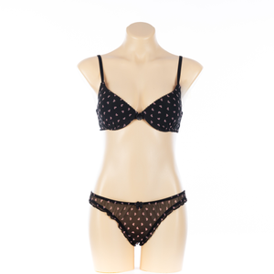 Pretty Women's Lace Bra Set Plus Size (JMC25035)