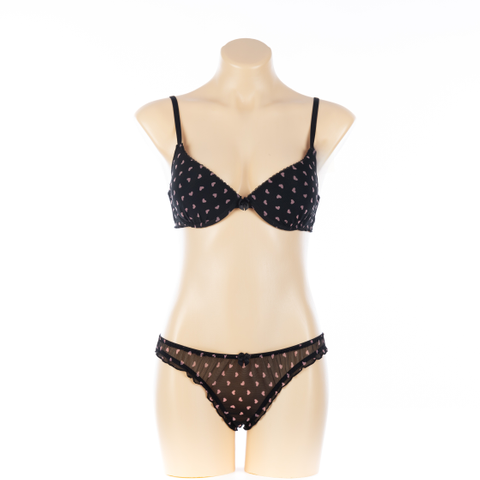 Pretty Women's Lace Bra Set Plus Size (JMC25035)