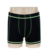Good quality Men's Solid Black Cotton Boxer (JMC11054)