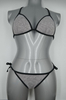 OEM Heathered Triangle Bikini sett med kontrastbinding (JMC41018)