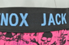 OEM Men's impresso Cotton Stretcher - Gráfico de caveira rosa neon (JMC11045)