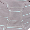 OEM Girl's Mauve Meadow Striped Ribbon Brief