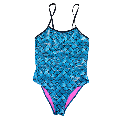OEM Mermaid Scale Cut-Out Girls Swimsuit