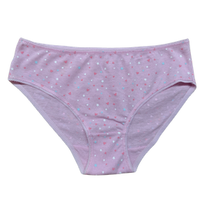 OEM Girl's Heart and Star Print Pure Cotton -alusta