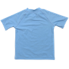 JMC4207 OEM Sky Blue Kids Short Sleeve Rash Guard