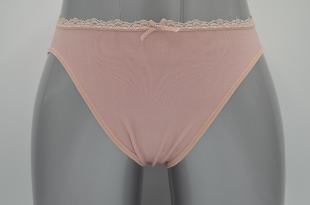 Custom High Quality OEM Women Comfortable Seamless Solid Color Lady Briefs With Lace (JMC28003)