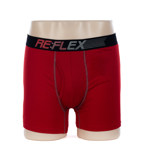 Men Red Nylon Boxer With Jacquard Waistband (JMC11025)