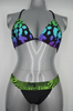 OEM -Gradienten -Print -Dreiecksbikini mit grafischem Bund (JMC41021)