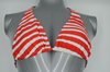 OEM Striped Neckholder Bikini Set mit Kontrast unten (JMC41019)