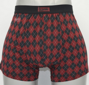Boxer de ajuste suelto impreso OEM para hombres-Polyamide Elastane estiramiento con cintura Jacquard (JMC11029)