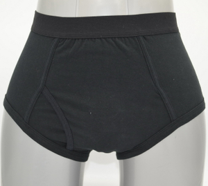 OEM Sustainable 100% Cotton Design Knit Brief with Functional Fly (JMC12012)
