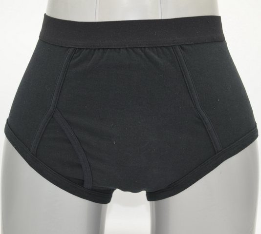 OEM Sustainable 100% Cotton Design Knit Brief with Functional Fly (JMC12012)