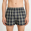 OEM Men's Classic Woven 100% Cotton Plaid Boxers