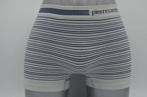 Custom Fashion and High Quality Men's Jacquard Waistband And Strip Seamless Boxer Shorts (JMC1400)