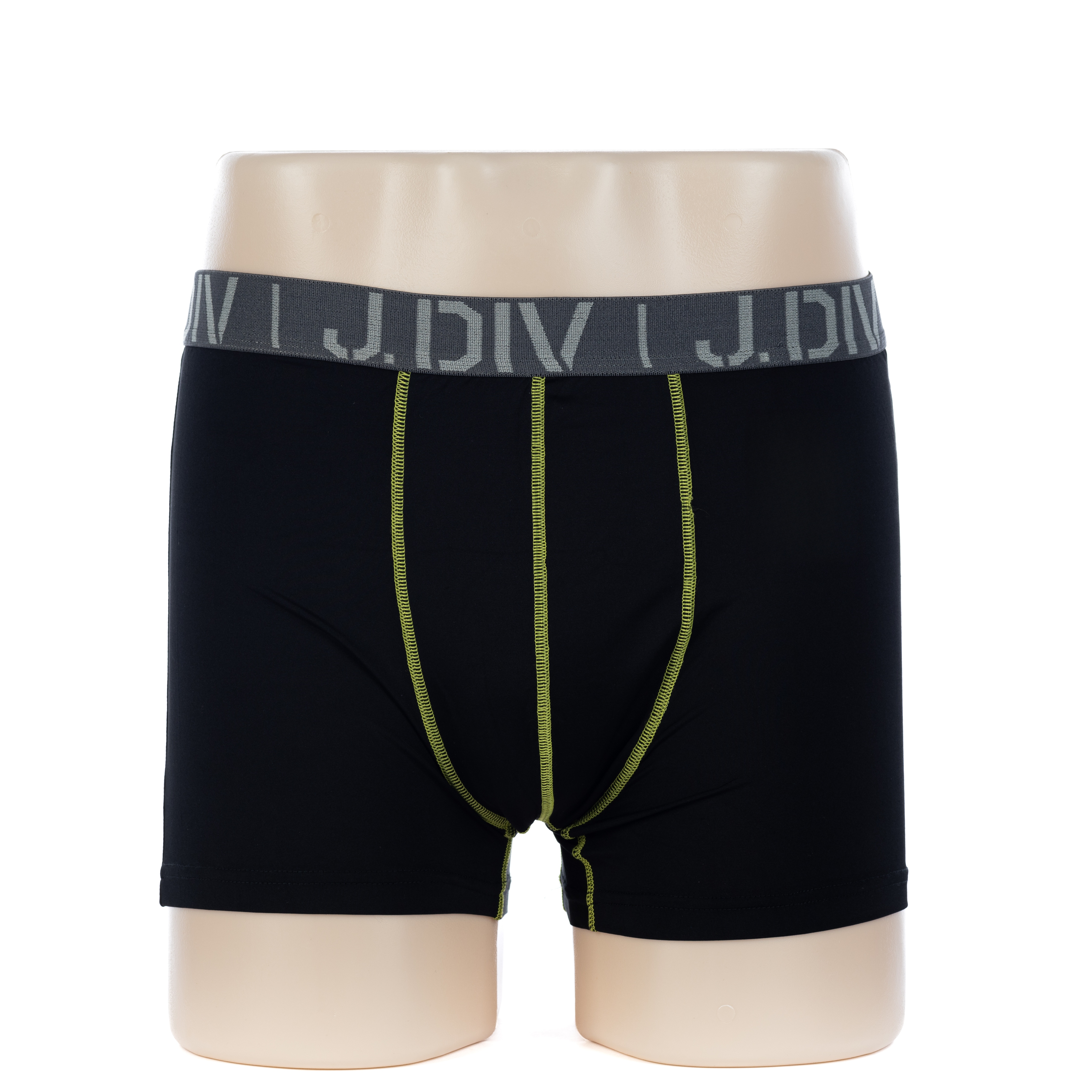 OEM Plus Size Men's Solid Black Nylon Boxer (JMC11021)