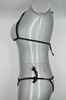 OEM Heathered Triangle Bikini sett med kontrastbinding (JMC41018)
