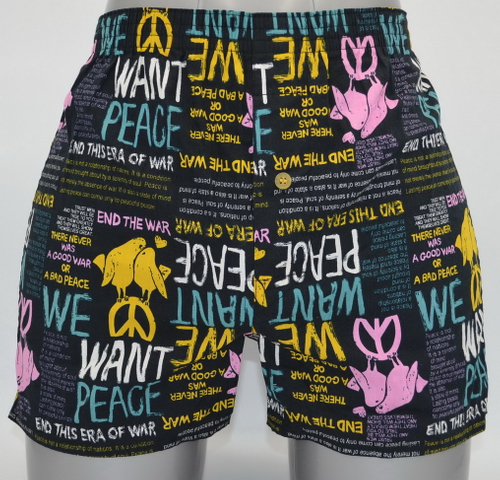 OEM divatgrafikával nyomtatott 100% pamut szőtt boxer (JMC11080)