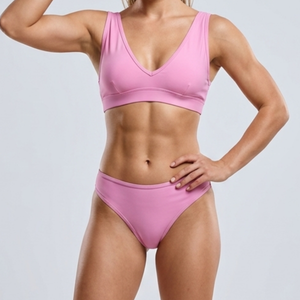 OEM Women's Sport V-Neck Bra and Panty Set