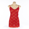 Lady Lingerie Lace Long Intimates In Red For Home Wear (JMC25108)