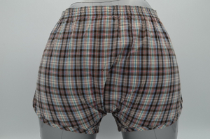 OEM Custom Woven 100% Cotton Flannel Plaid Boxers (JMC11076)