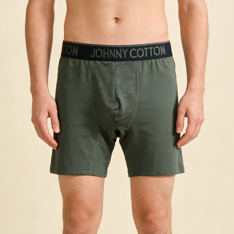 OEM Men's Polyester Performance Mesh-Front Boxer Briefs