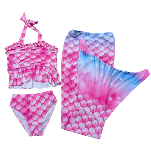 OEM Mermaid Princess Girls Tankini Set