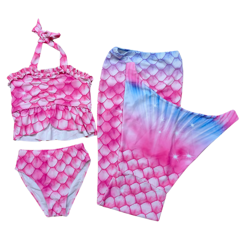 OEM Mermaid Princess Girls Tankini Set