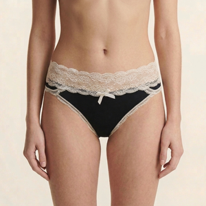 OEM Women's Soft Modal Lace-Trim Hipster Brief