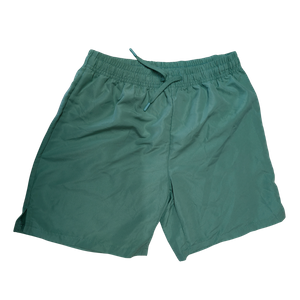 OEM Boys Sage Green Solid Swim Trunks