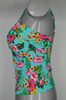 OEM Customizable Ladies Flower Printed One Piece Swim Suit (JMC41005)
