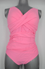 OEM Cross-Front Ruched One-Piece Swimsuit (JMC41024)