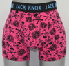 OEM Men's impresso Cotton Stretcher - Gráfico de caveira rosa neon (JMC11045)