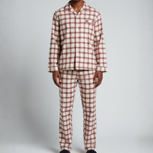 OEM Men's Premium Cotton Stretch Two-Piece Loungewear Set (JMC26012)