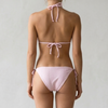 OEM Women's Blossom Pink Eyelet Triangle Bikini