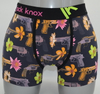 OEM Men's Printed Boxer with Jacquard Logo Waistband and Contoured Pouch (JMC11007)