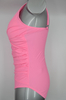 OEM Cross-Front Ruched One-Piece Swimsuit (JMC41024)